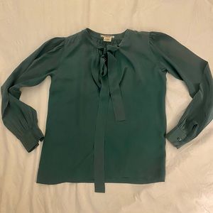 Saint Laurent Rive Gauche Vintage blouse 70s Silk